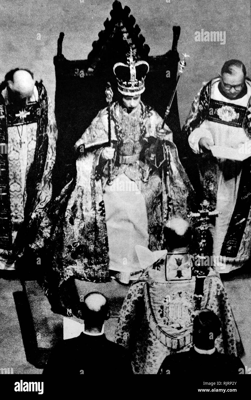 Queen elizabeth coronation 1953 hi-res stock photography and images - Alamy