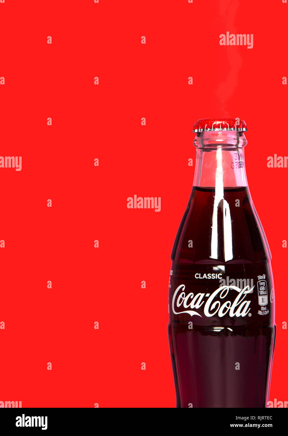 Coca-Cola - Studio Image Stock Photo