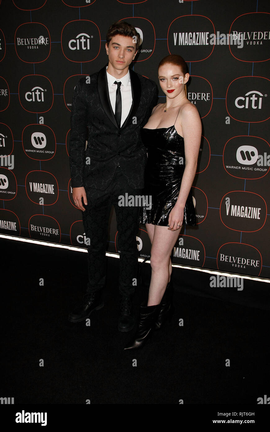 Los Angeles, USA. 07th Feb, 2019. Gavin Casalegno and Larsen Thompson
