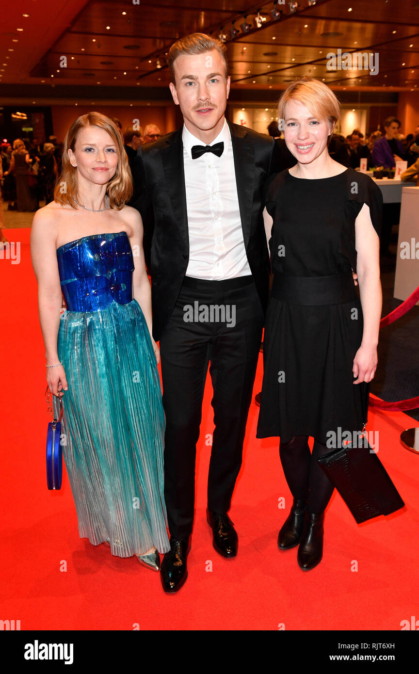 Berlin, Germany. 07th Feb, 2019. Karoline Schuch, Albrecht Schuch and