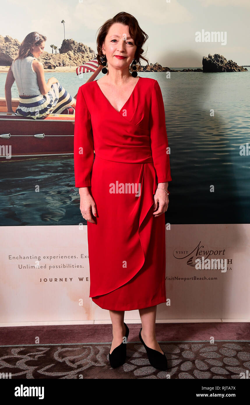 Lesley Manville attending the Newport Beach Film Festival UK Honours event  held at Langham Hotel, London Stock Photo - Alamy