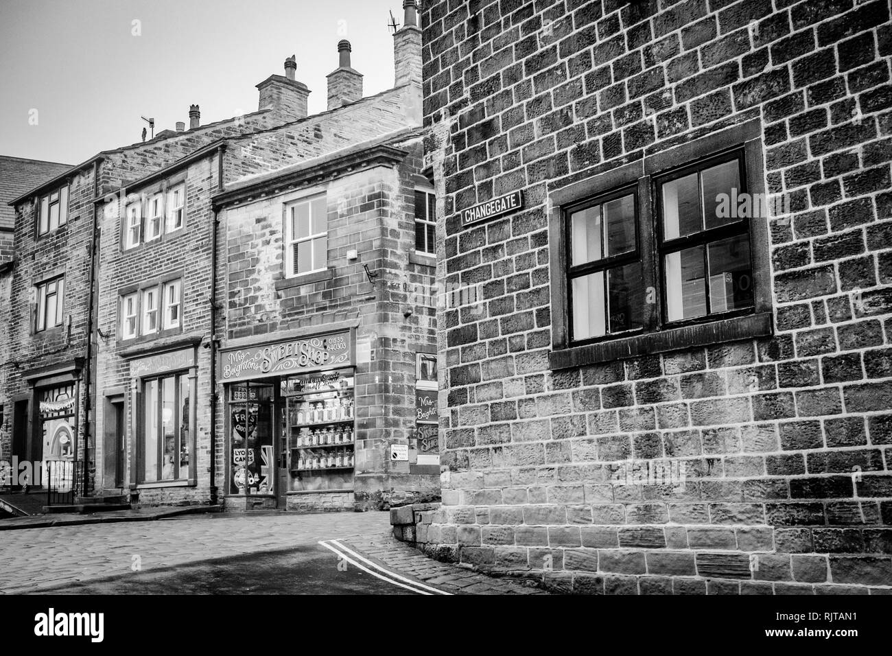 The fleece inn Black and White Stock Photos & Images Alamy