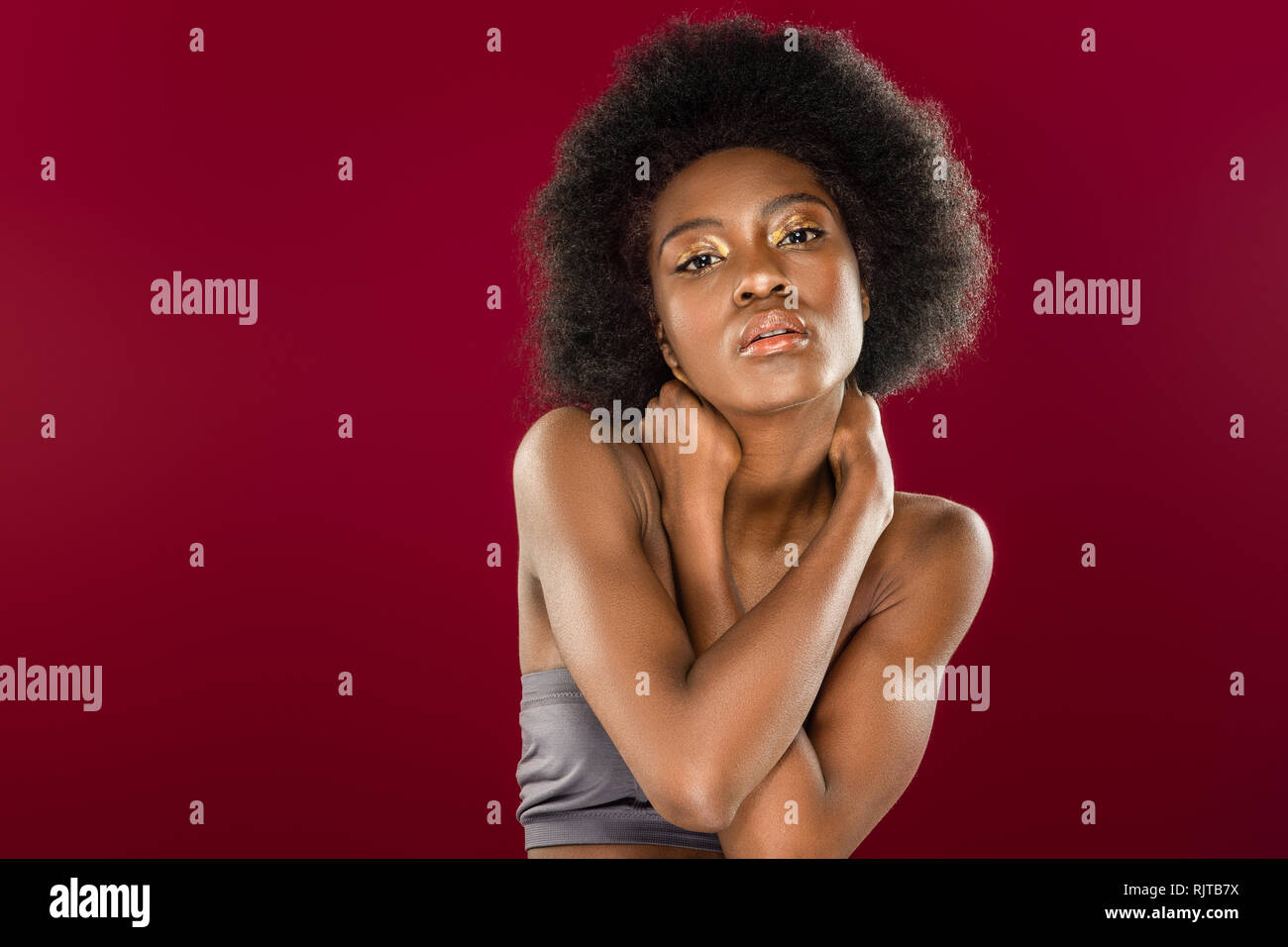 Nice attractive woman posing for a photo Stock Photo