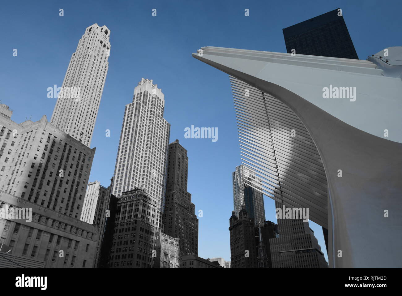 new york city financial district Stock Photo - Alamy
