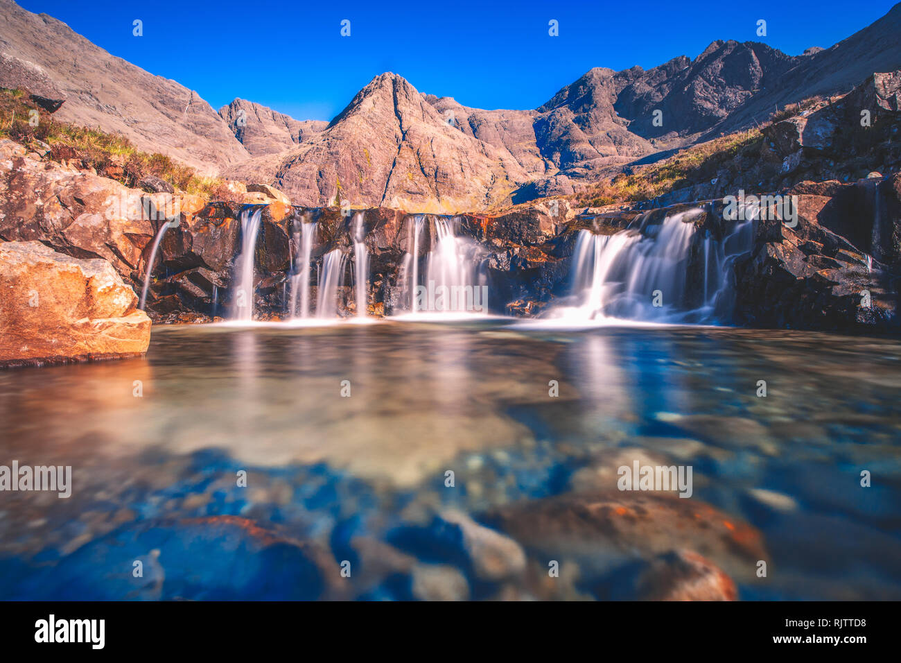 Fairy Pools, Isle of Skye, United Kingdom, Scotland Stock Photo