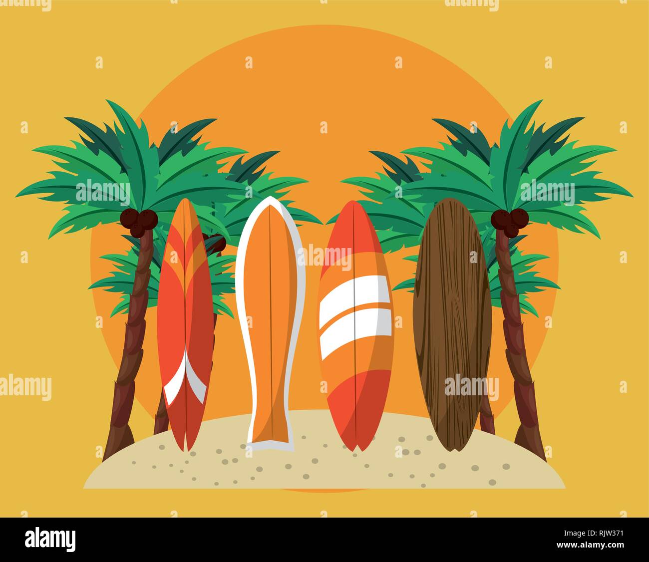 surf and beach Stock Vector Image & Art - Alamy
