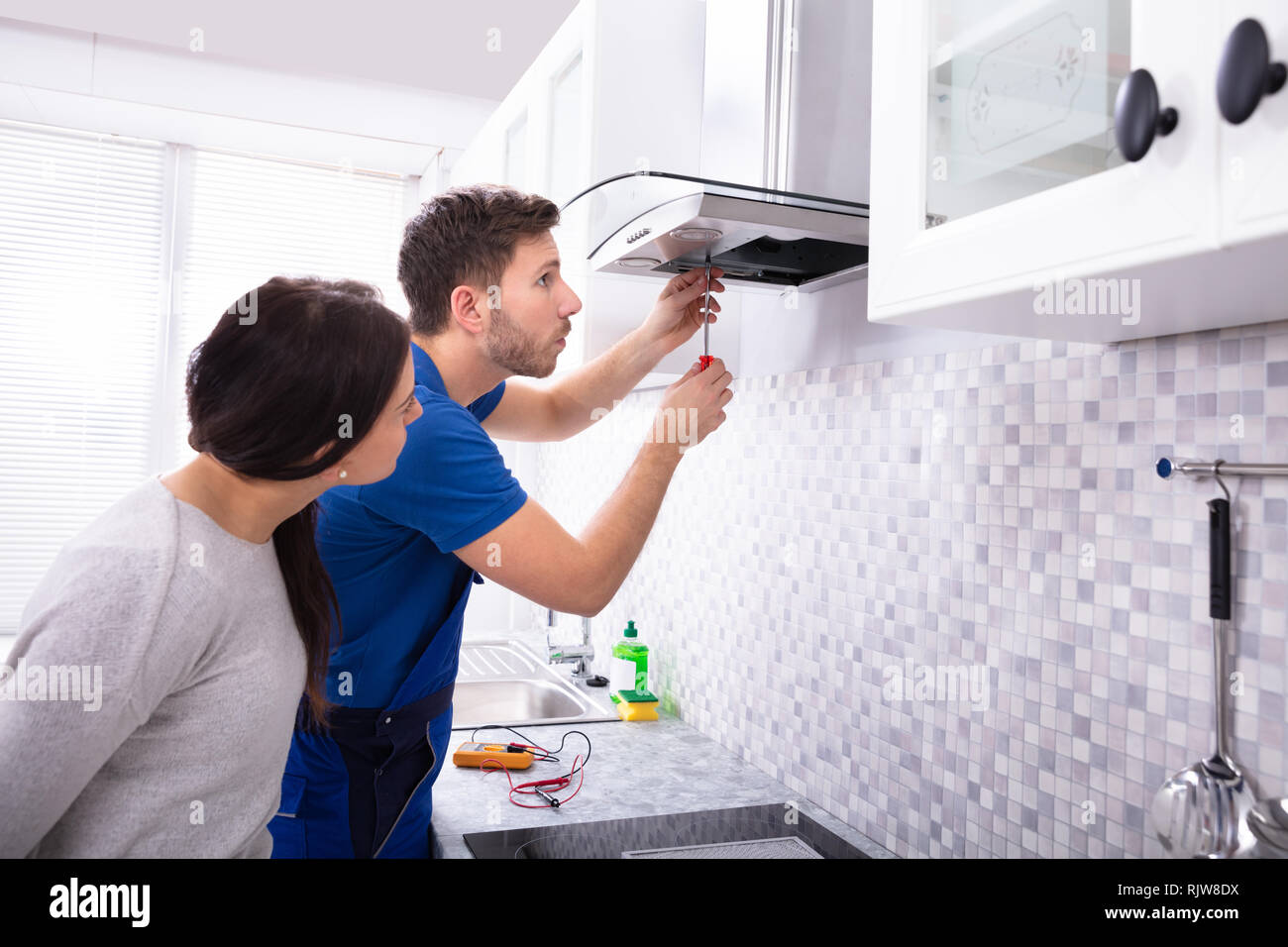 Up fixing hi-res stock photography and images - Alamy