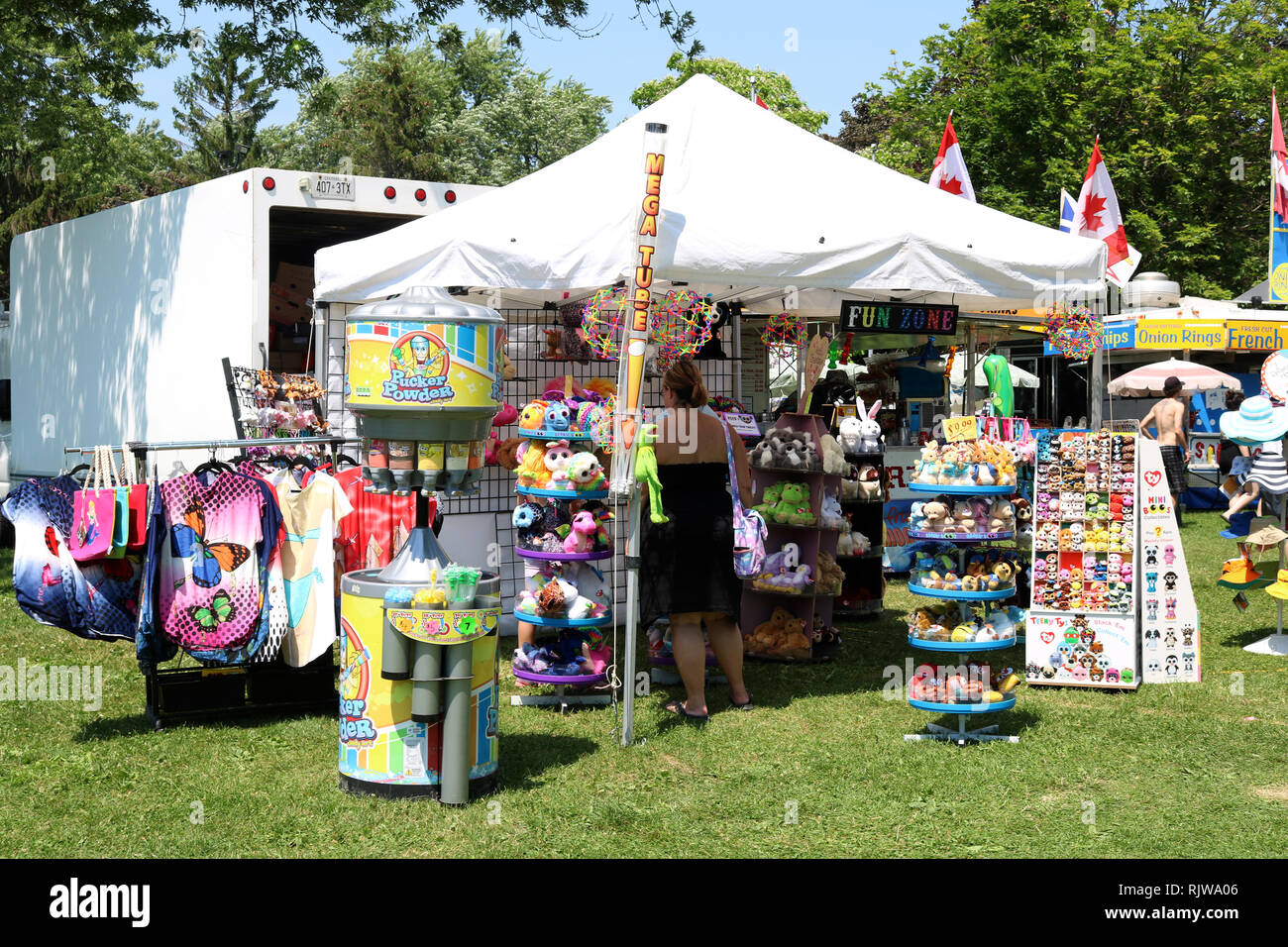 Cobourg Waterfront festival Canada Day Stock Photo Alamy
