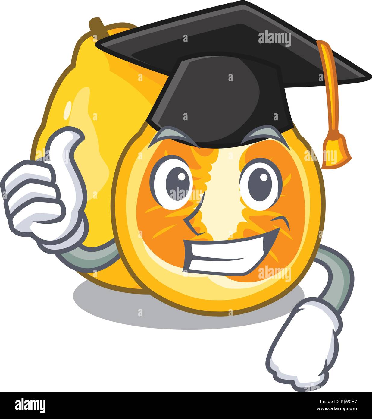 Graduation ugli in the mascot fruit basket Stock Vector Image & Art Alamy