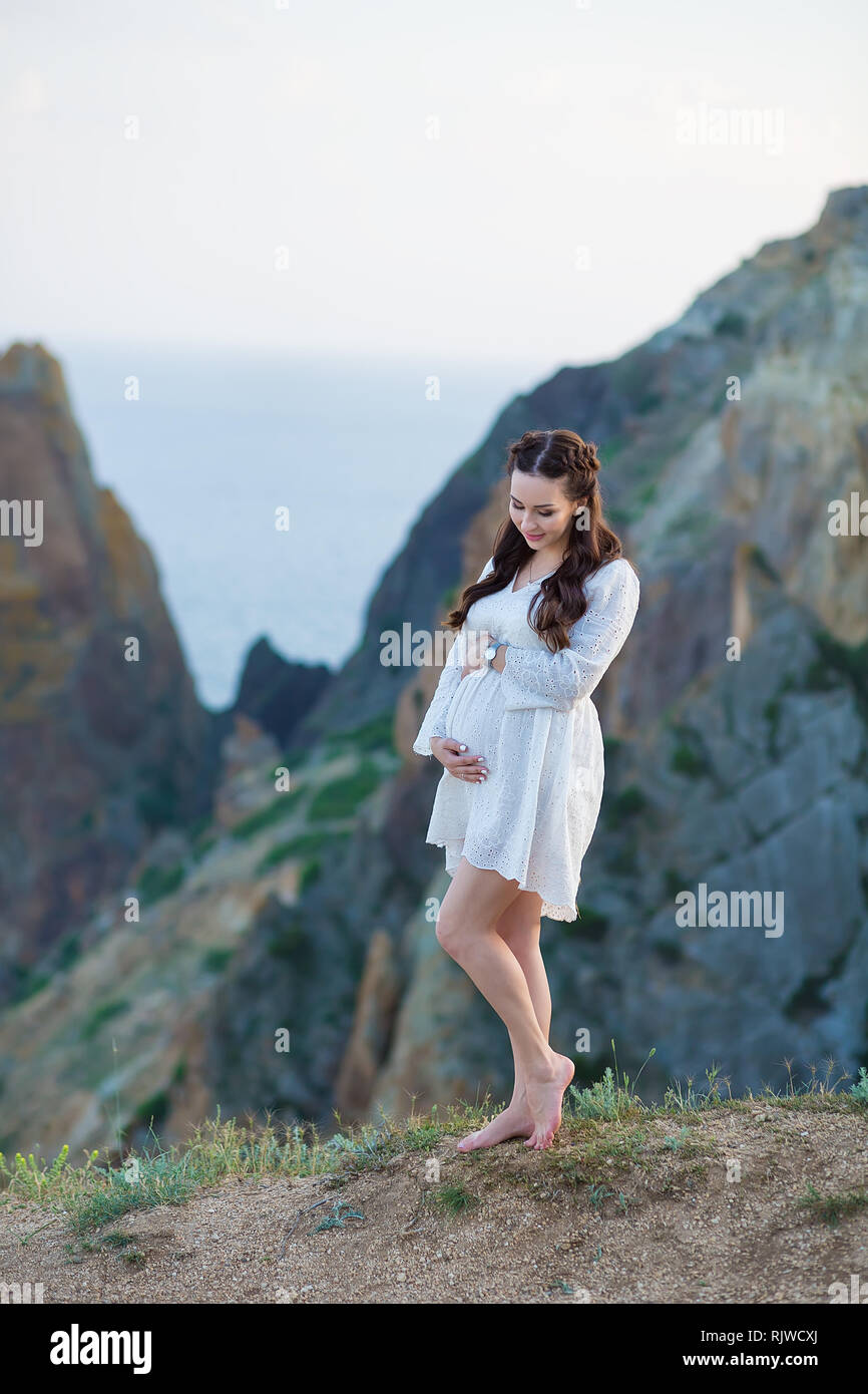 Wearing no makeup pregnant hi-res stock photography and images - Alamy