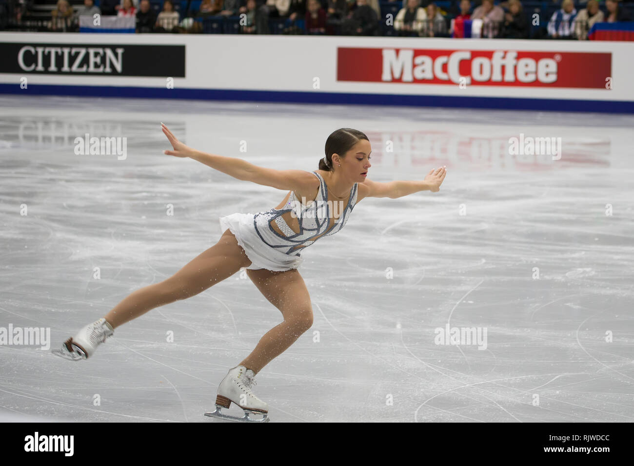 Belarus, Minsk, Ice Arena, January 25, 2019. European Figure Skating