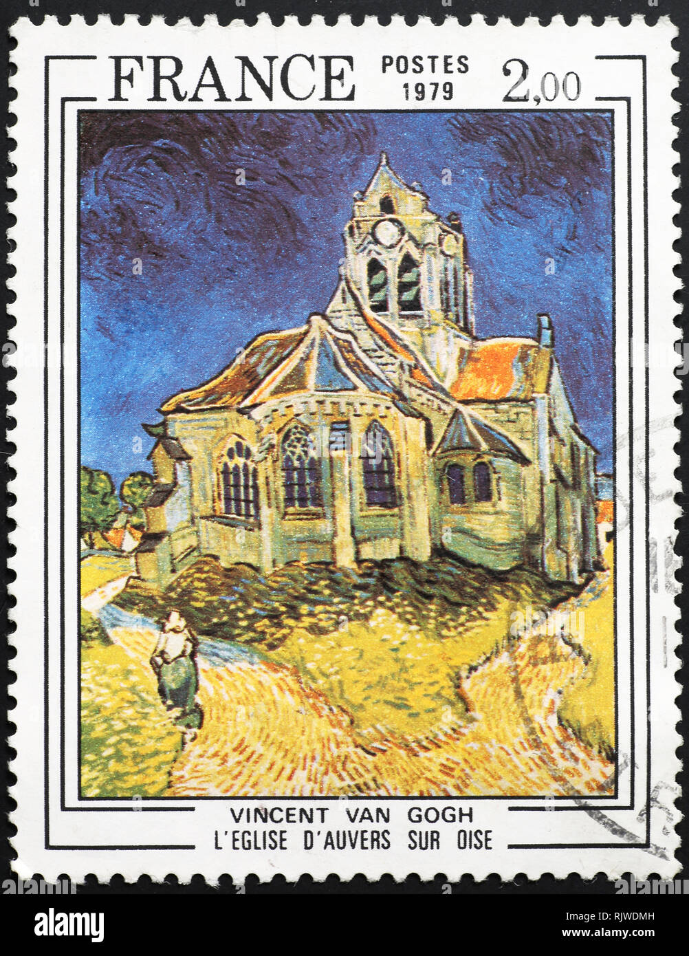 NEW Fine Arts Poster Vincent Van Gogh 1890 Church in Auvers-sur-Oise