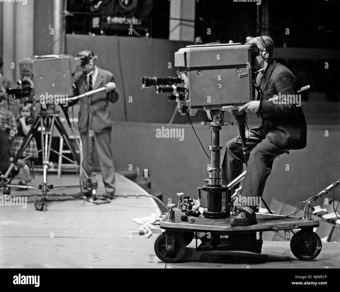 Television in the 1950s. The Swedish national television company and it