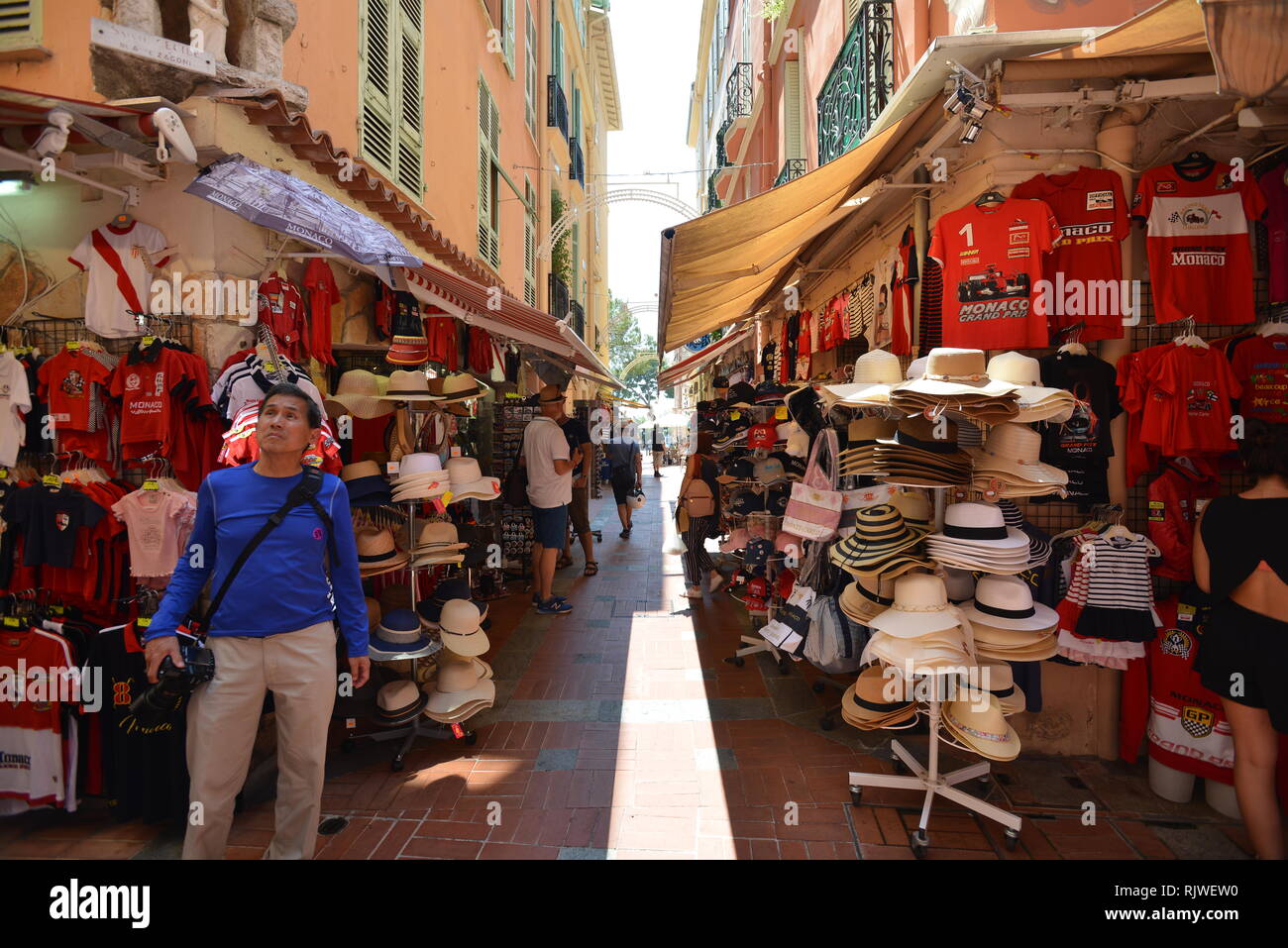 Tourist souveniers Monaco south of France Stock Photo