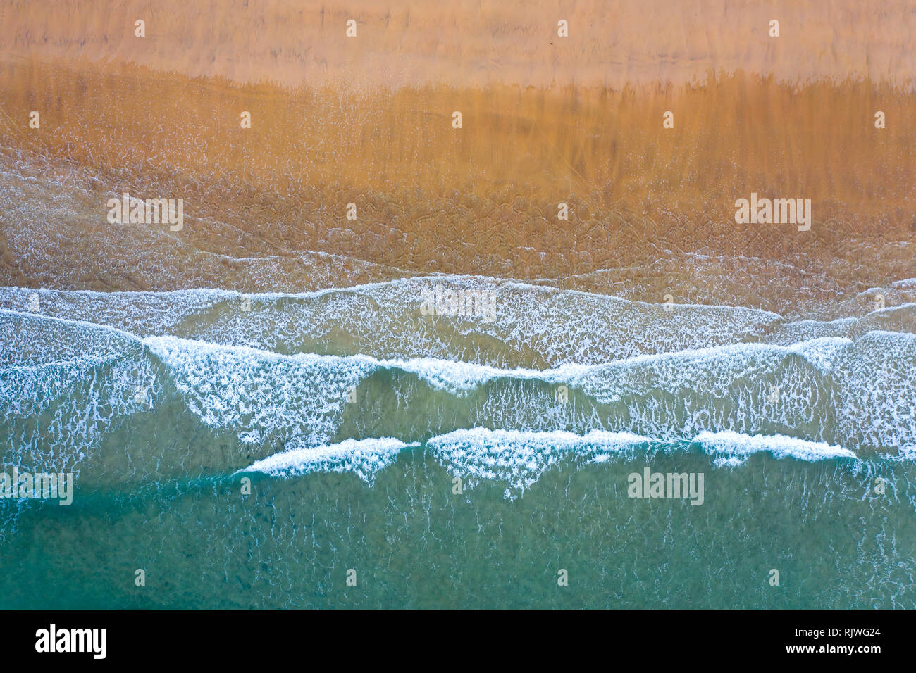 Asymetric Waves Stock Photo