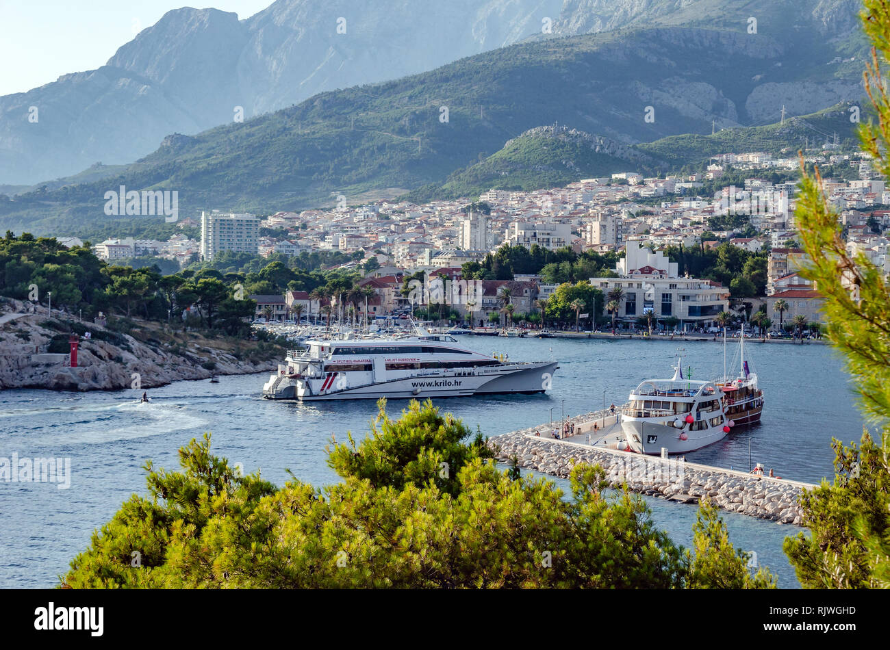Makarska, Makarska riviera, Croatia Stock Photo - Alamy