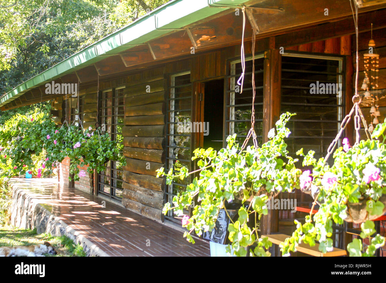 Casa de campo en el volcan de San Salvador, El Salvador Stock Photo Alamy