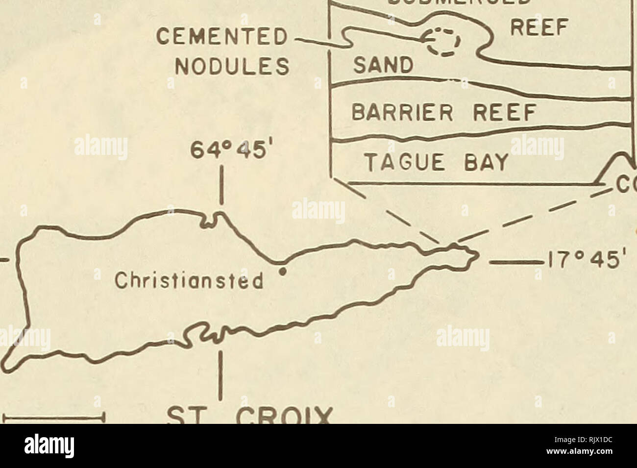 Map of st croix hires stock photography and images Alamy