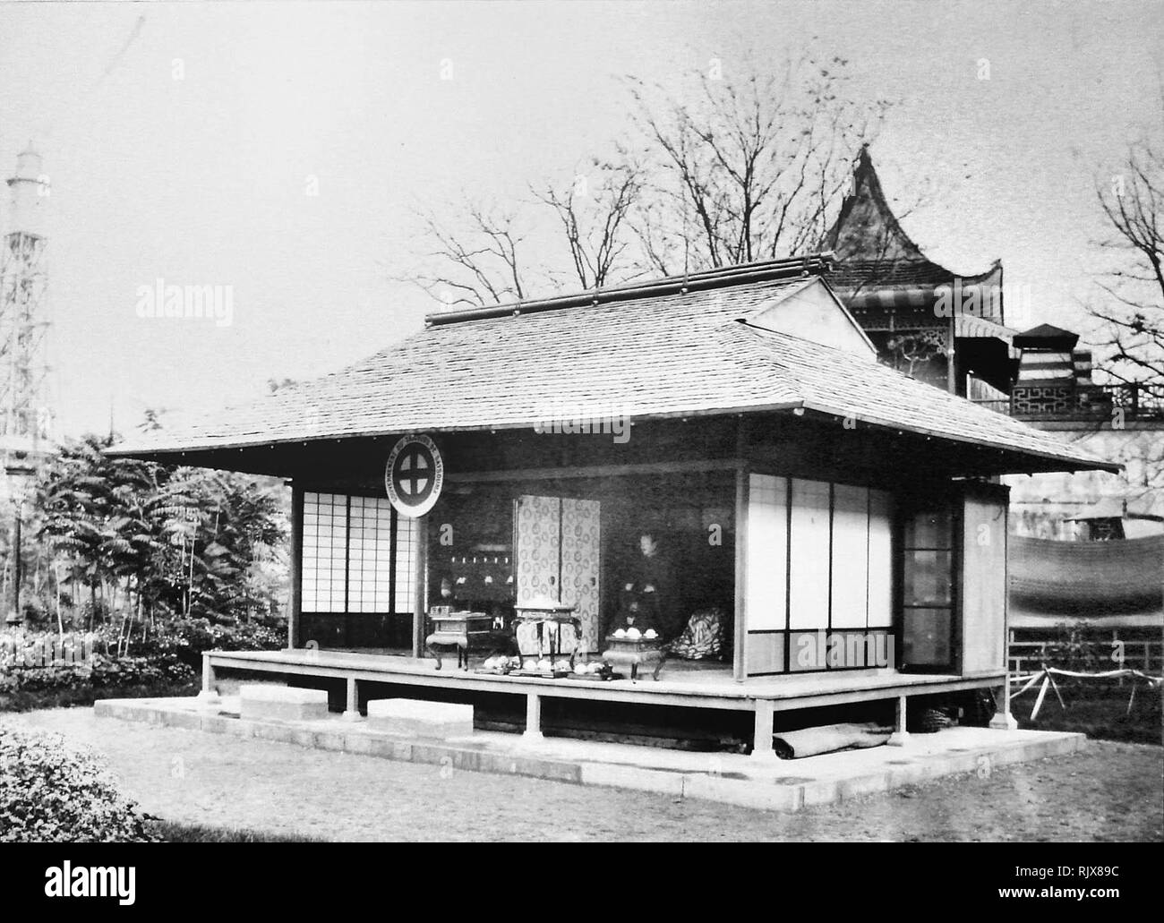 Pavilion of the "Government of Satsuma Stock Photo Alamy