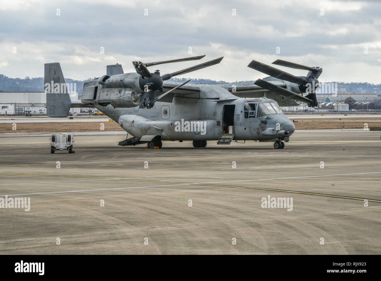Osprey Rear Ramp MV-22B Osprey from the US Marine Corps Marine Medium Tiltrotor Squadron ...