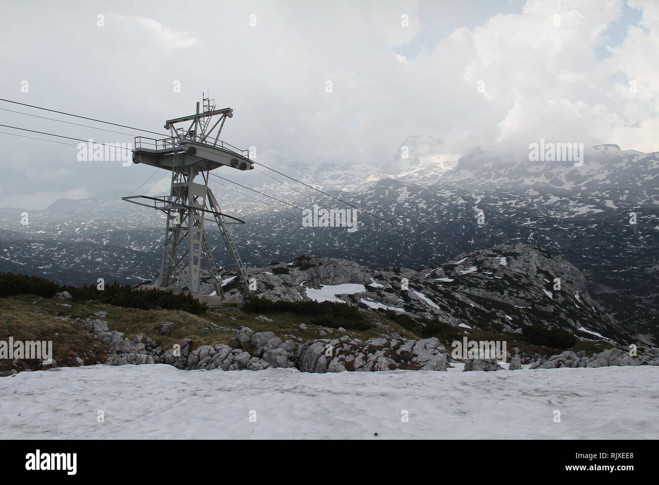 Scenic landscape of the Austrian Alps of the Dachstein Stock Photo - Alamy