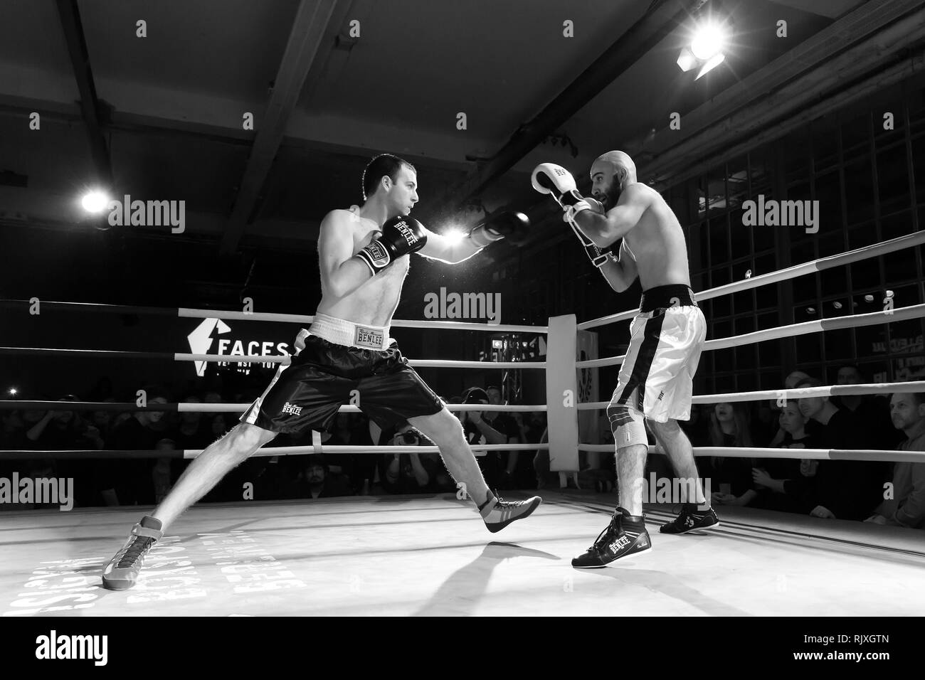 Chessboxing match at the Intellectual Fight Club in Berlin