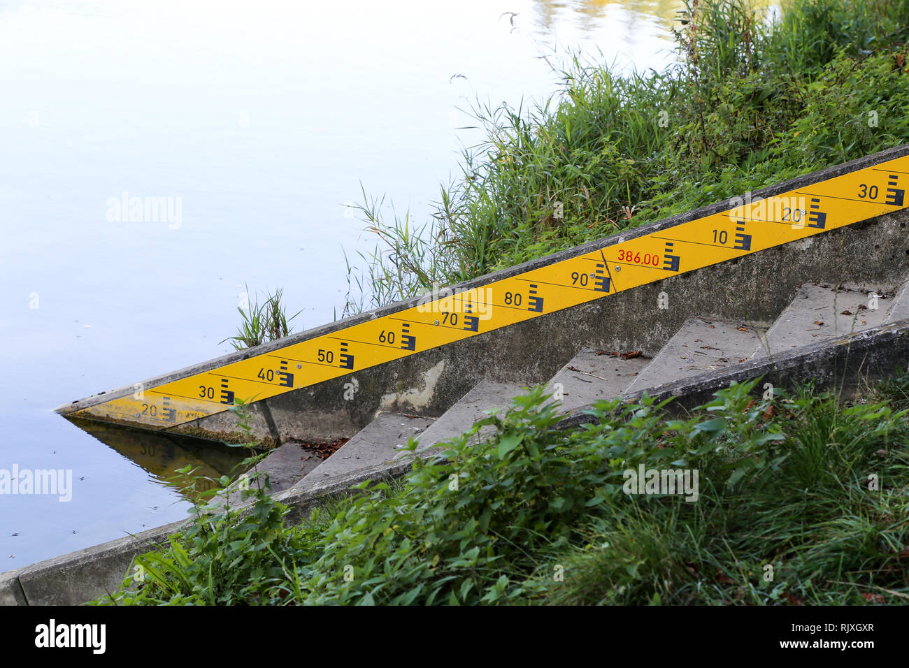 water level indicators Stock Photo Alamy