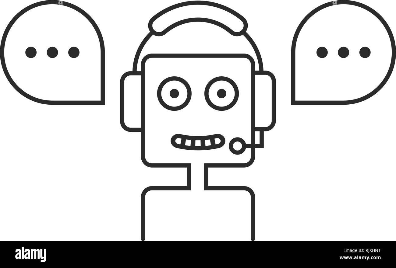 Speech bot Black and White Stock Photos & Images - Alamy