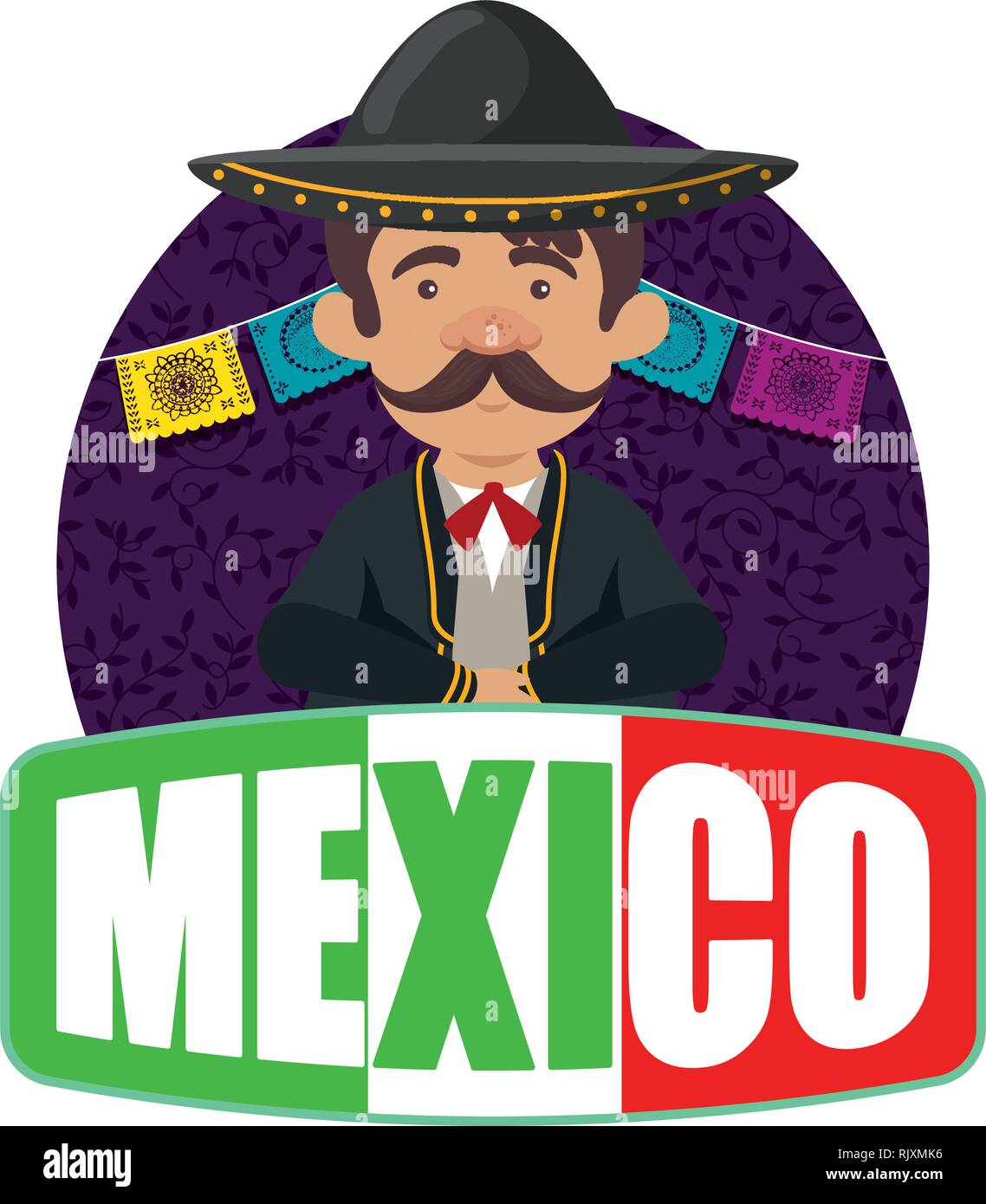 traditional mexican mariachi character Stock Vector Image & Art - Alamy