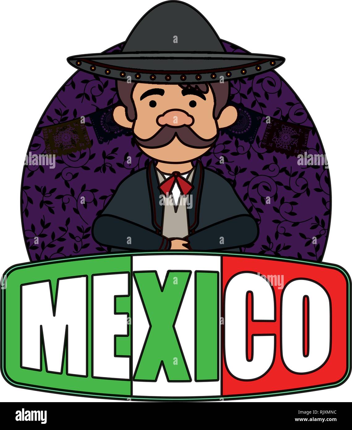 traditional mexican mariachi character Stock Vector Image & Art - Alamy