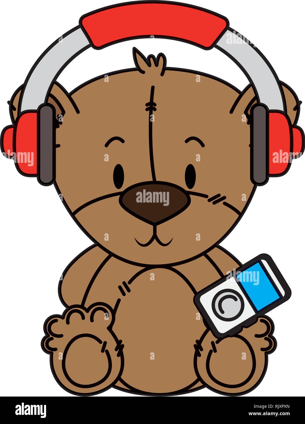 Cute Little Bear Character Stock Vector Image Art Alamy