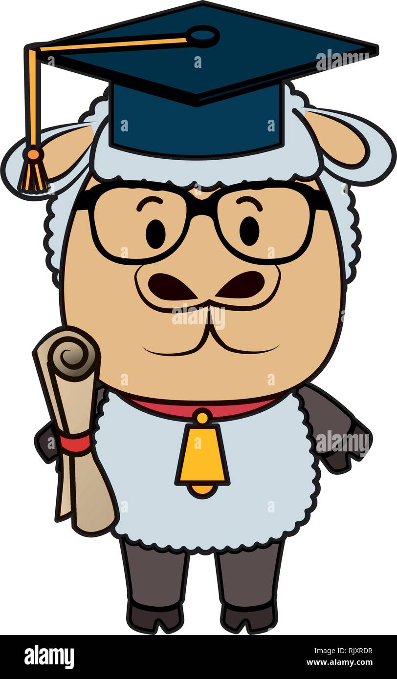 cute little sheep character Stock Vector Image & Art - Alamy