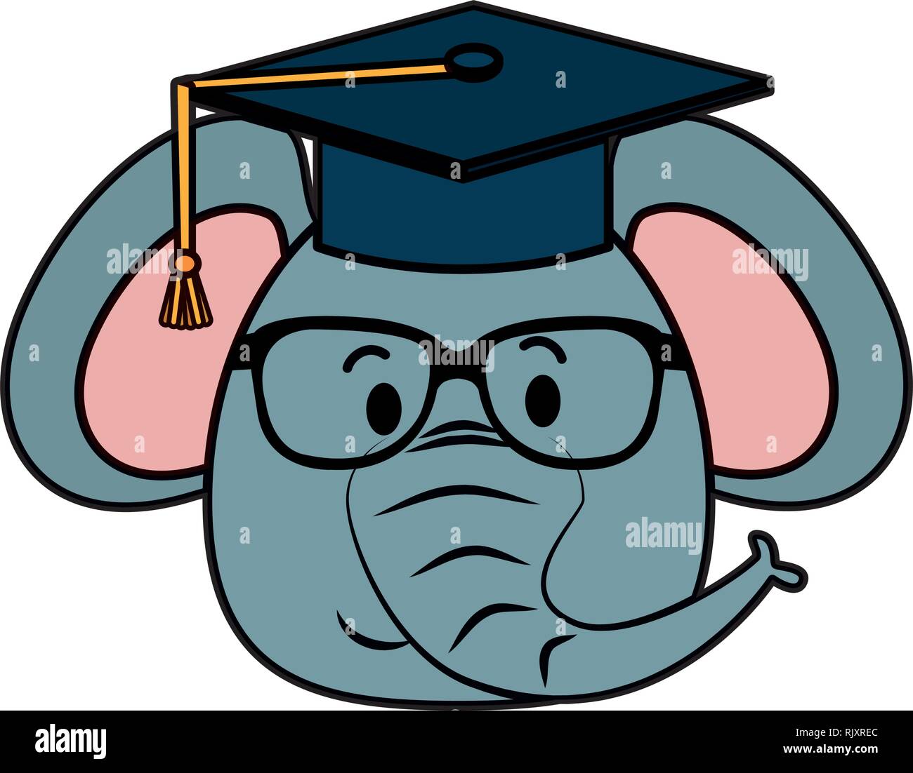 cute little elephant character Stock Vector Image & Art - Alamy