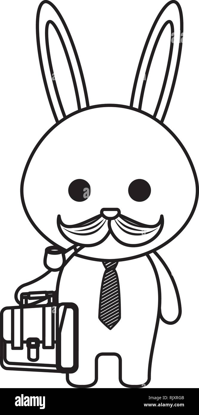 cute little rabbit character Stock Vector Image & Art - Alamy