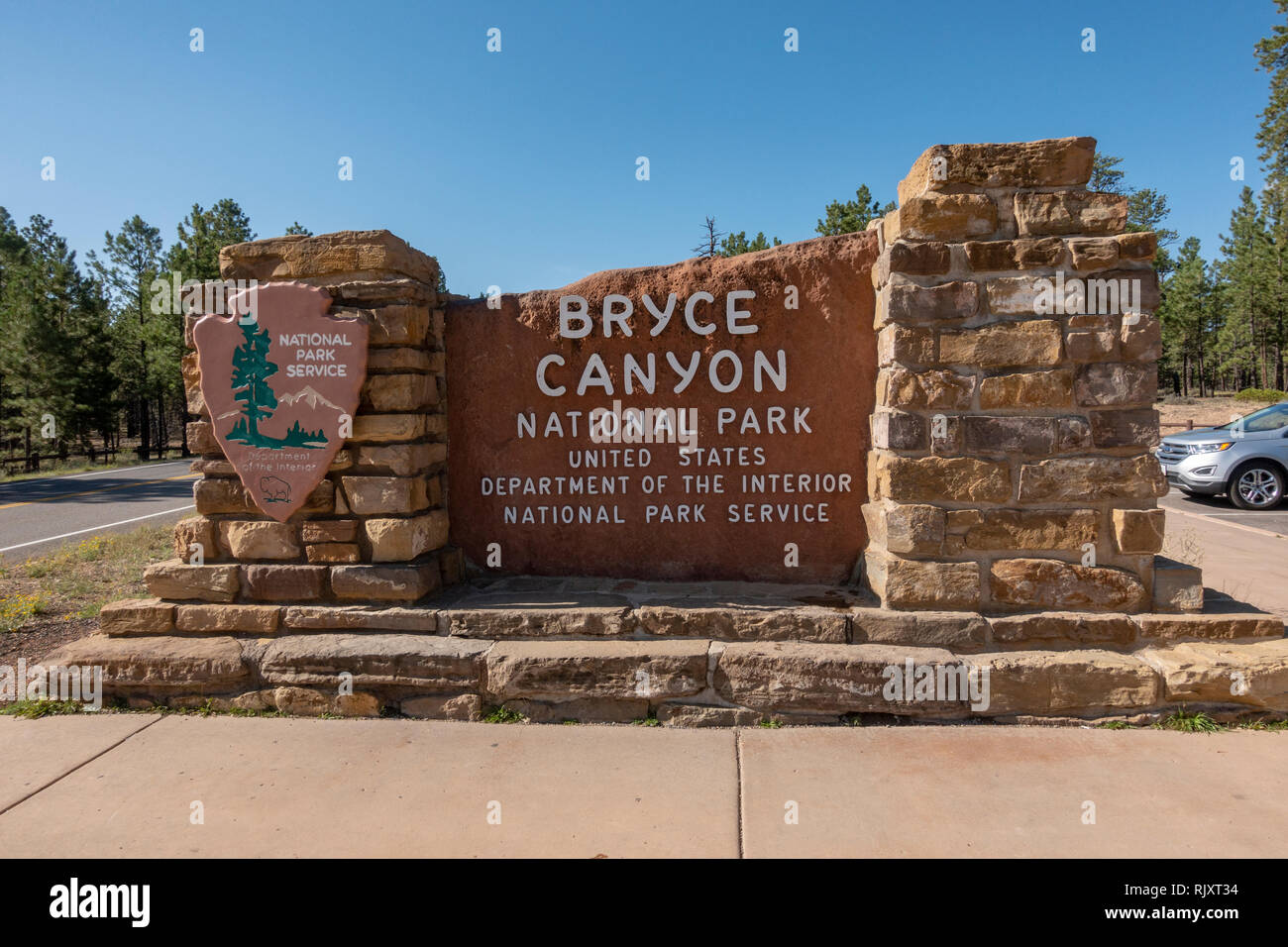 Entrance bryce canyon national park hires stock photography and images