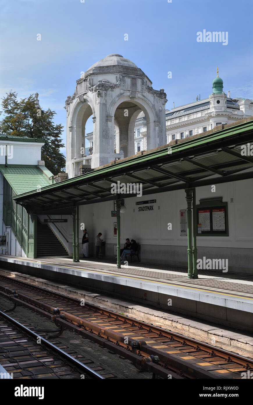 Stadtpark u bahn station hi-res stock photography and images - Alamy