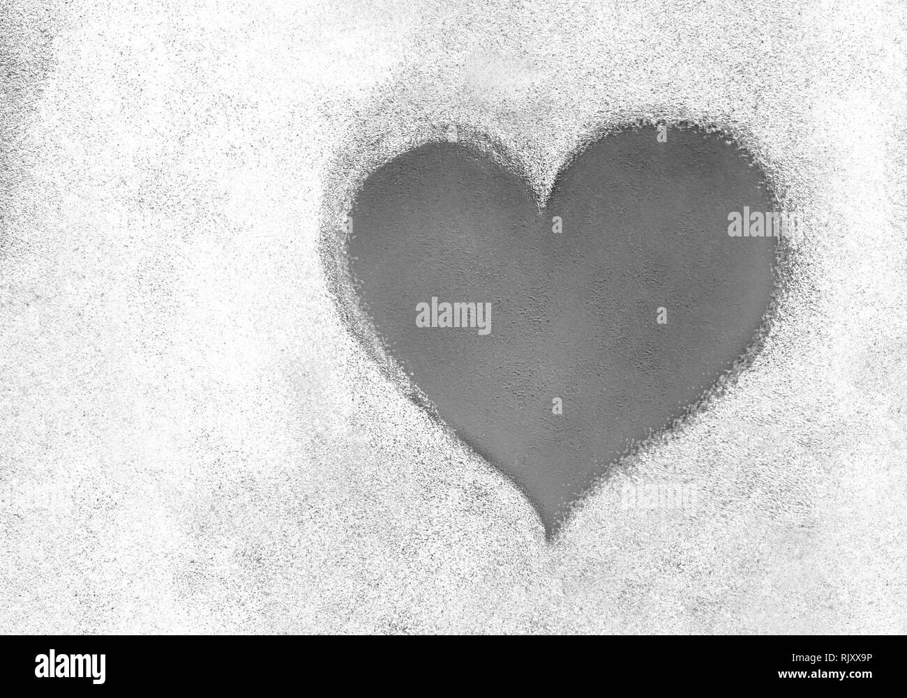 Grunge texture with grey heart symbol. It can be used as a Valentine's theme, poster, wallpaper, design t-shirts and more. Stock Photo