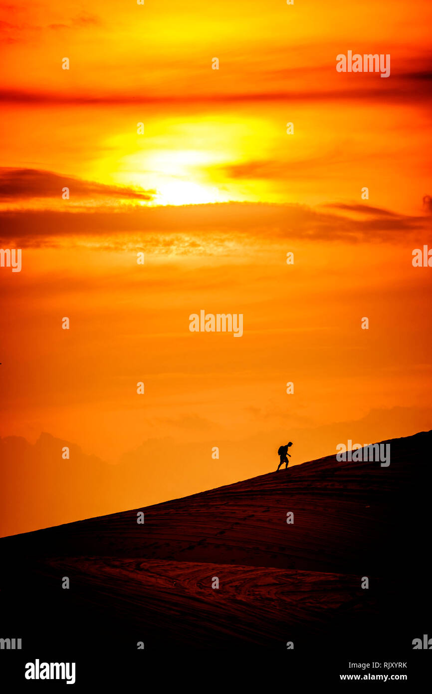 Man walking uphill hi-res stock photography and images - Alamy