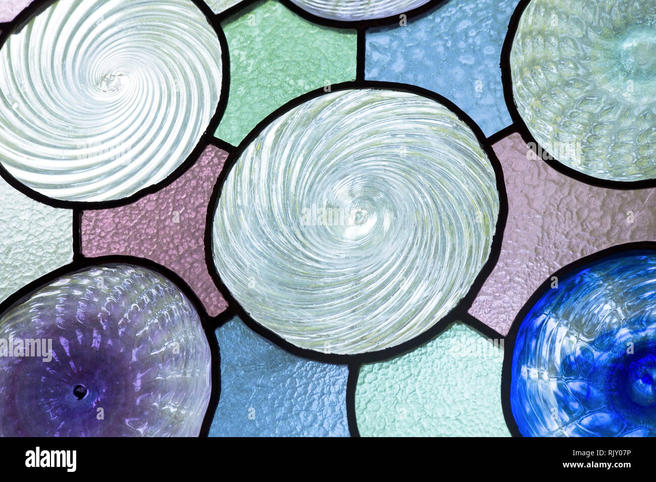 Colorful glass background Stock Photo