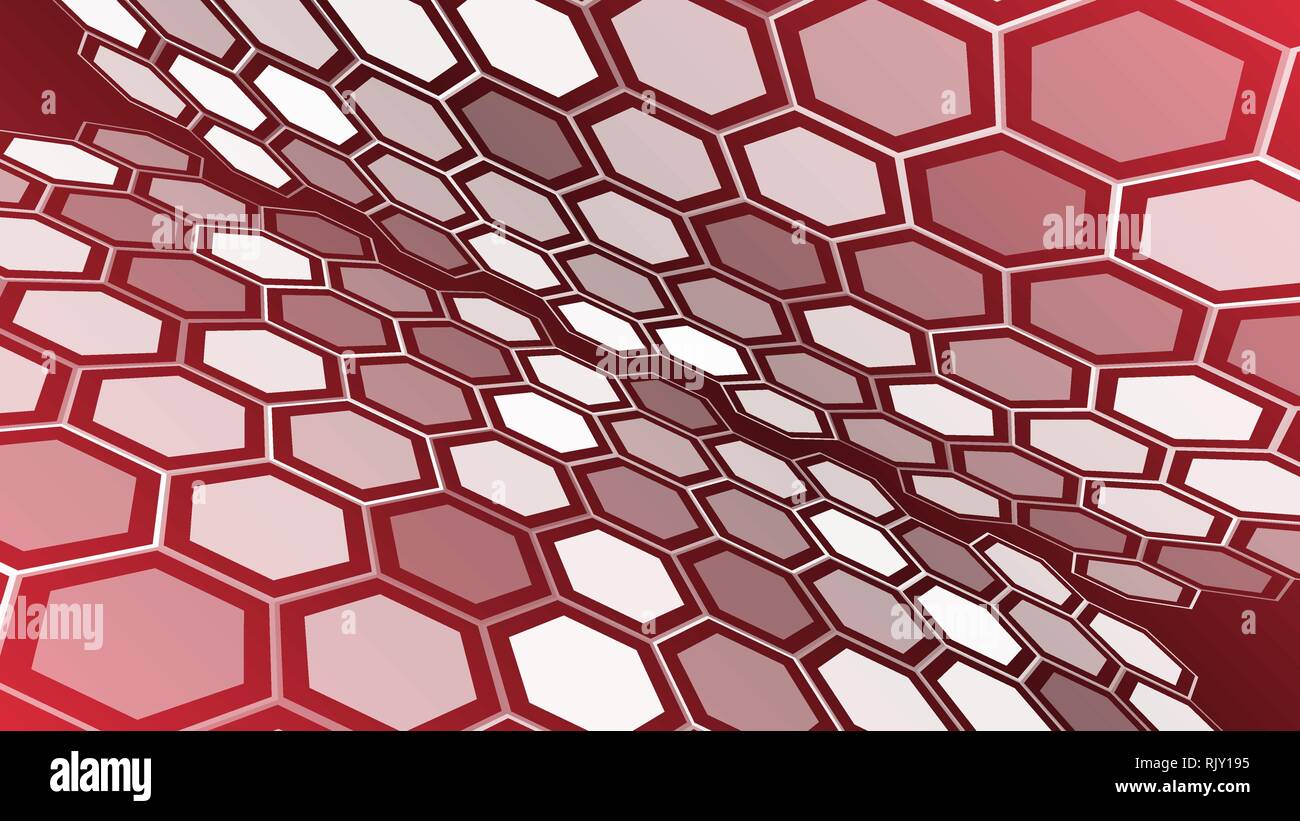 Hexagon vector shapes, science technology background for futuristic ...