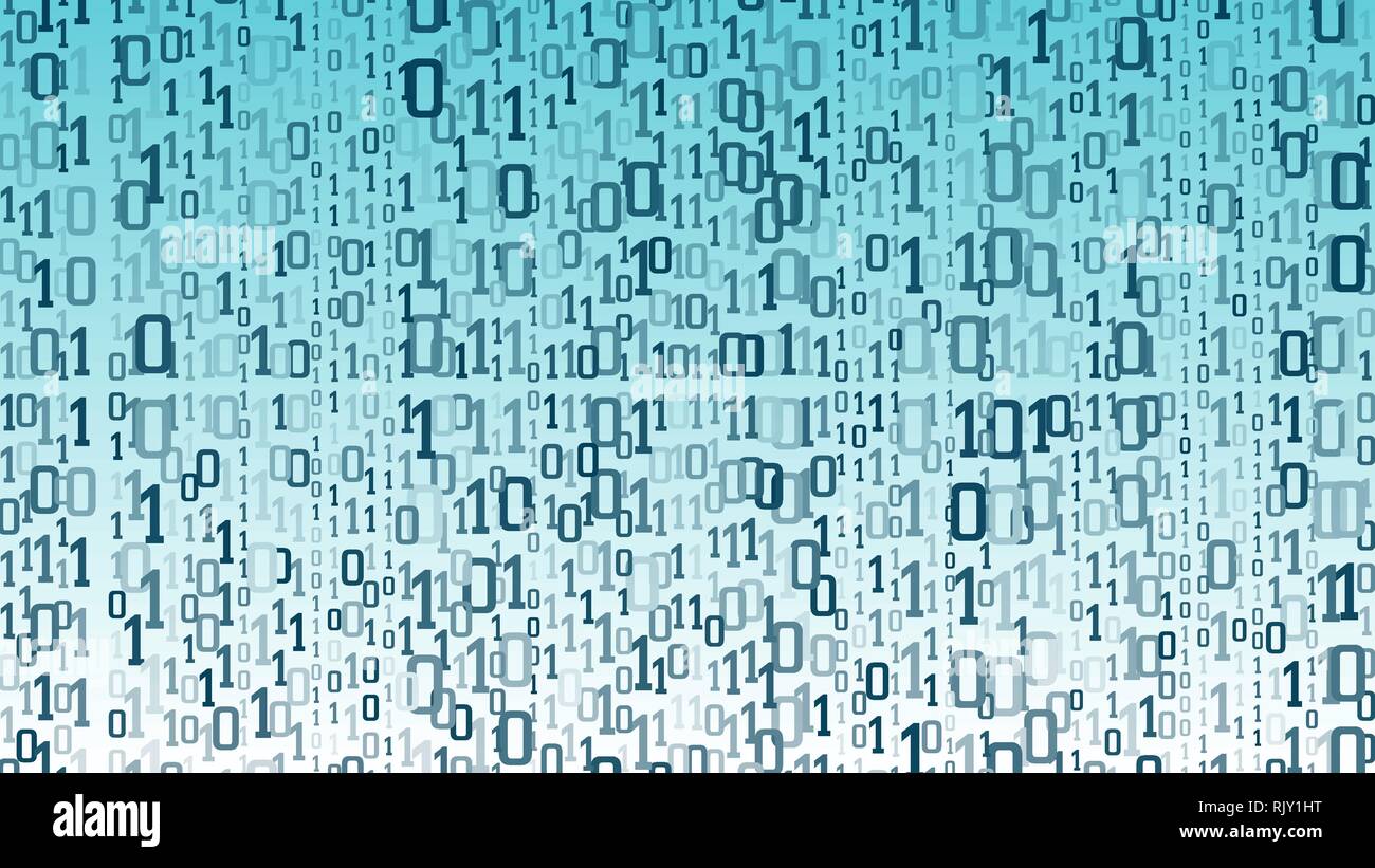 Binary numbers computer Stock Vector Images - Alamy