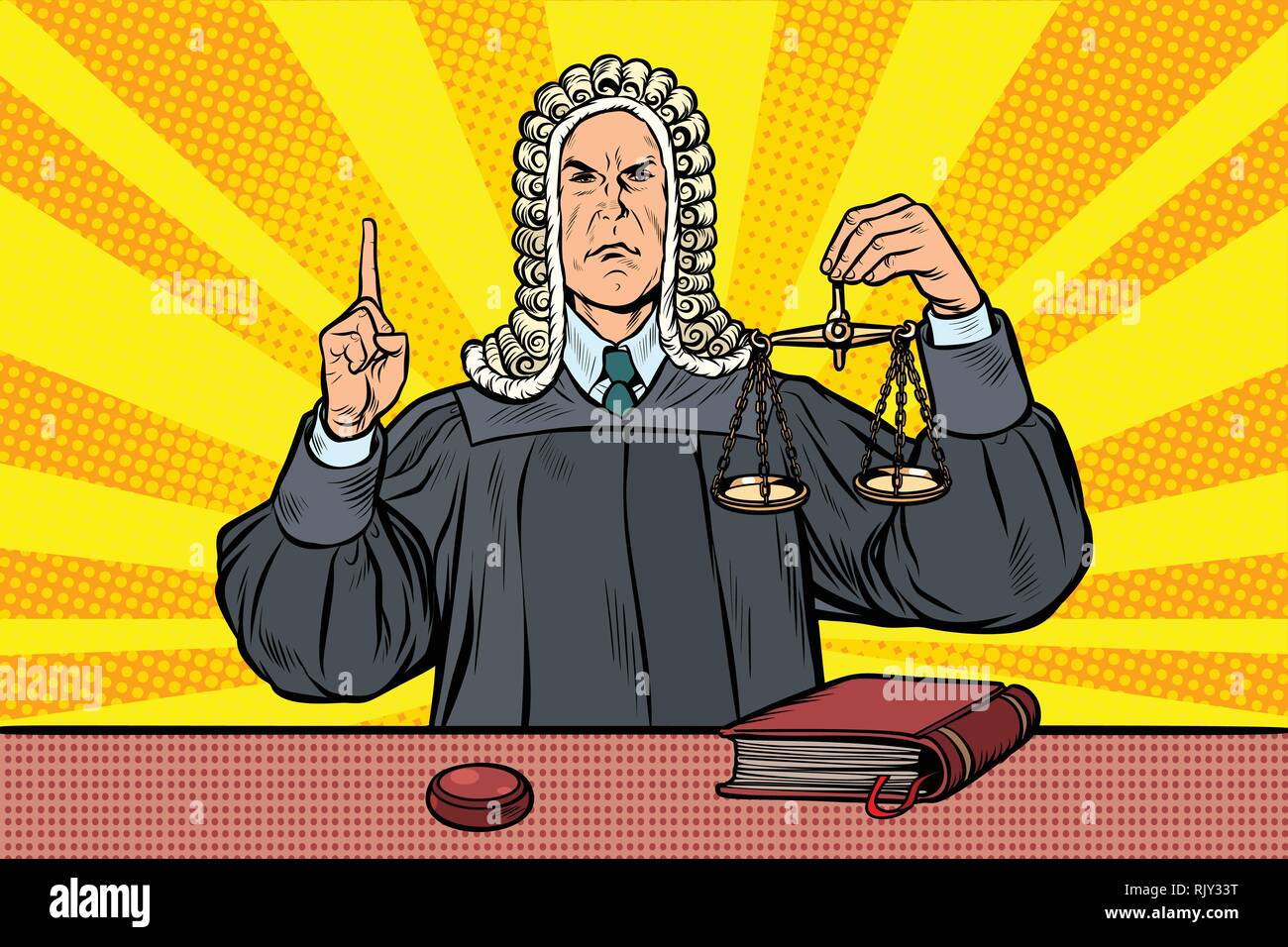 Judge legal profession Stock Vector Images - Alamy
