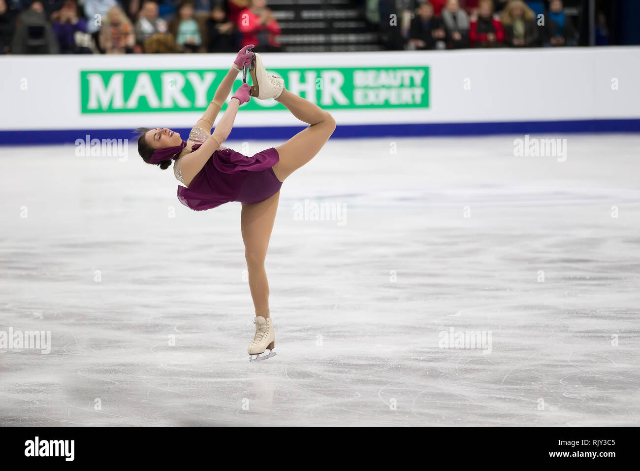 Belarus, Minsk, Ice Arena, January 25, 2019. European Figure Skating