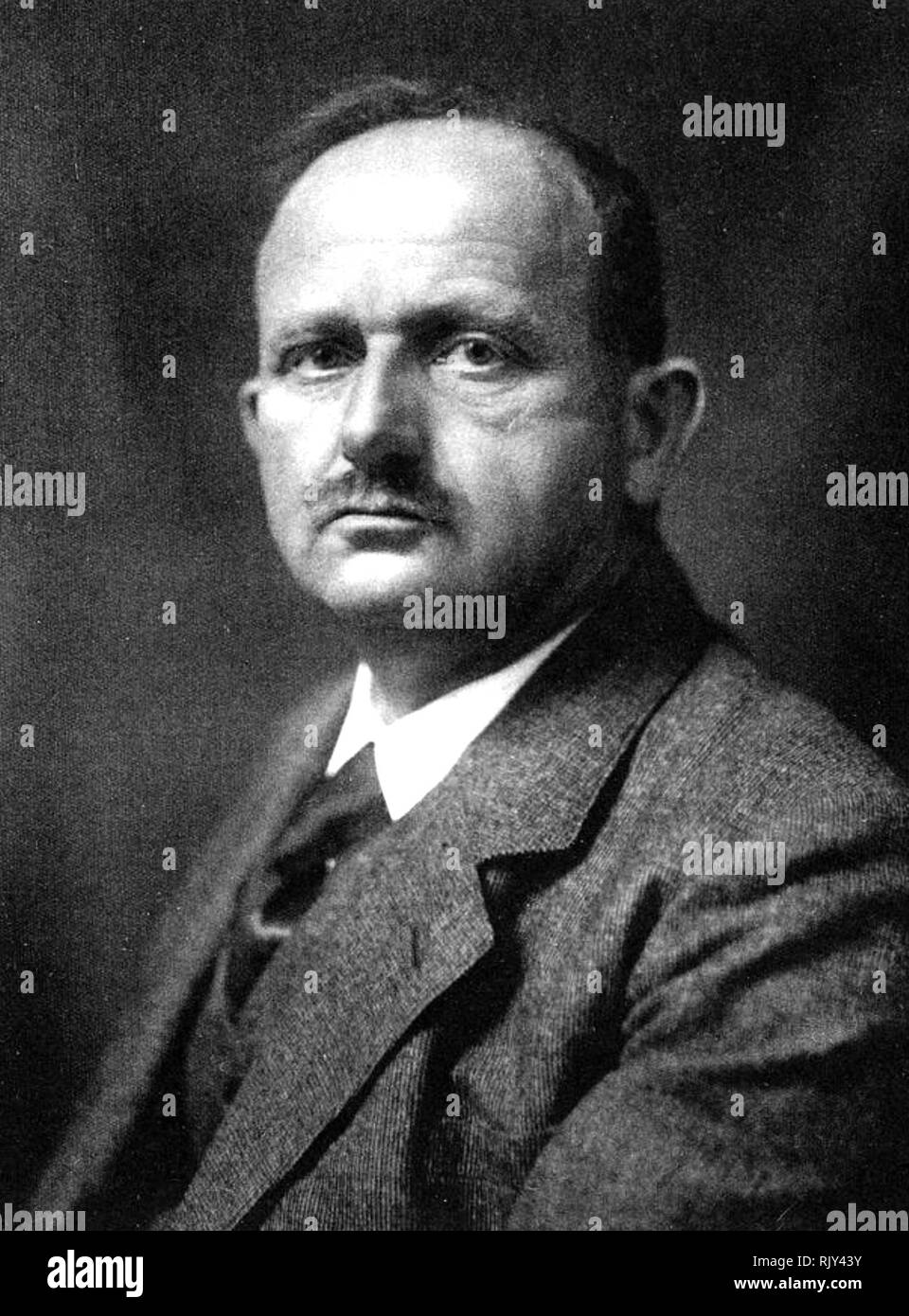 HANS FISCHER (1881-1945) German organic chemist in 1930 Stock Photo