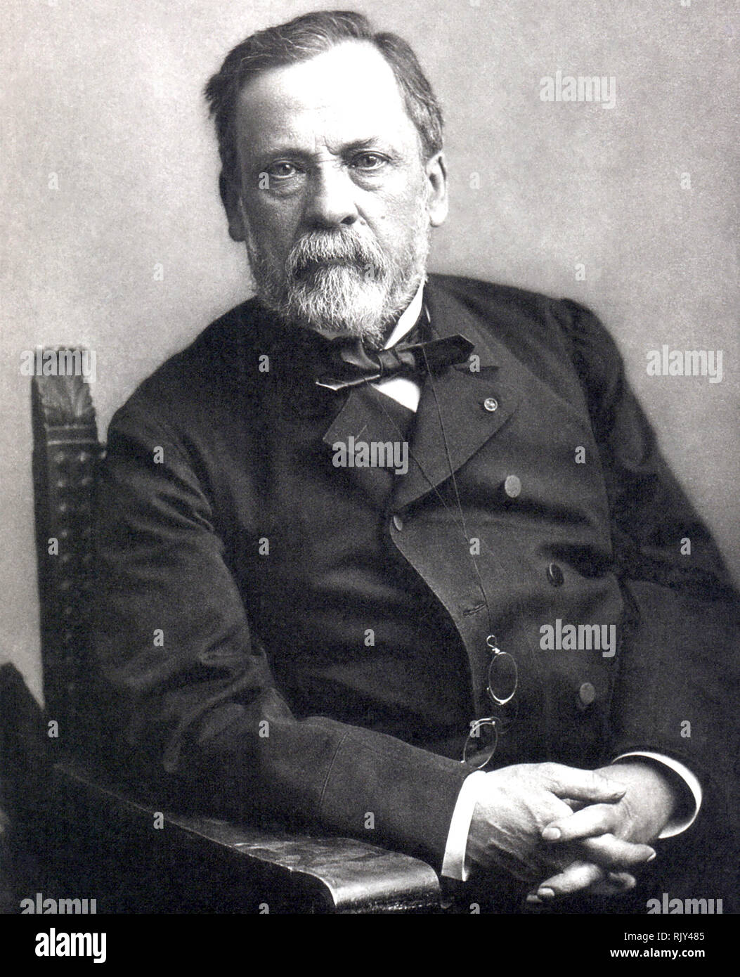 LOUIS PASTEUR (1822-1895) French biologist and chemist about 1885. Photo: Nadar Stock Photo