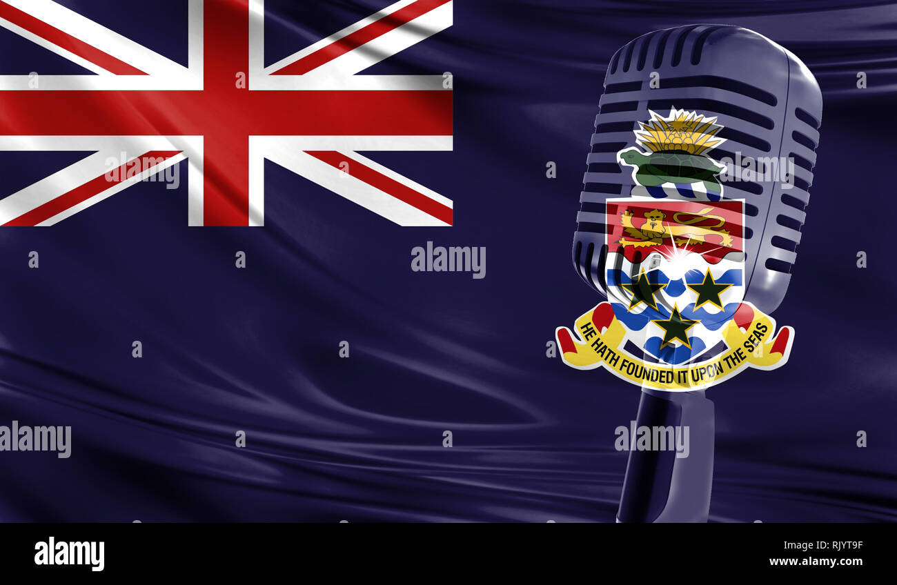 Fabric flag cayman islands hi-res stock photography and images - Alamy