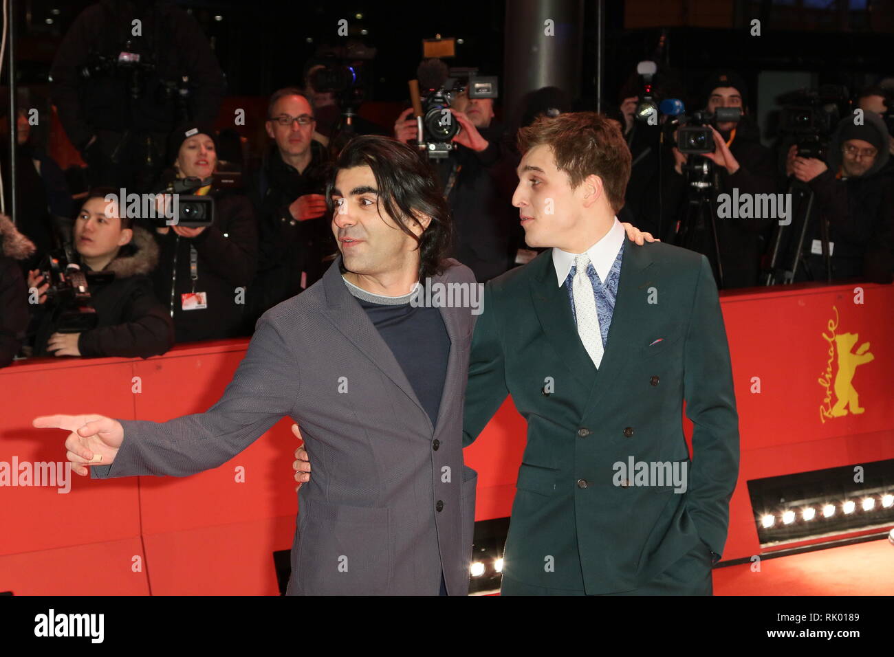 Berlin, Germany, 07th FEB, 2019. Fatih Akin and Jonas Dassler attending the 'The Kindness Of Strangers' Premiere held at Berlinale Palast during 69th Berlinale International Film Festival, Berlin,Germany, 07.02.2019. Credit: Christopher Tamcke/Alamy Live News Stock Photo