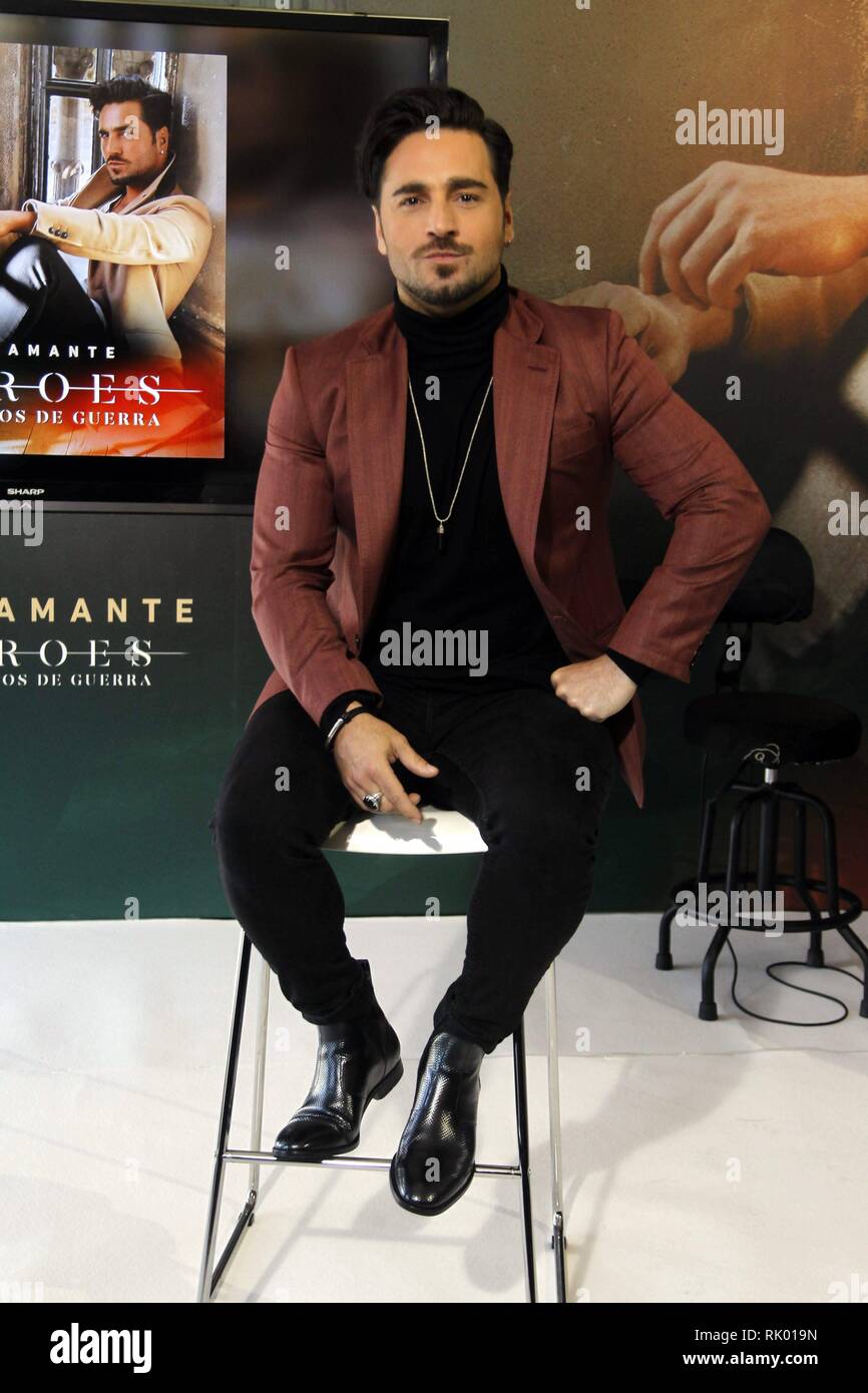 Singer David Bustamante during album premiere “ Heroes en tiempos de