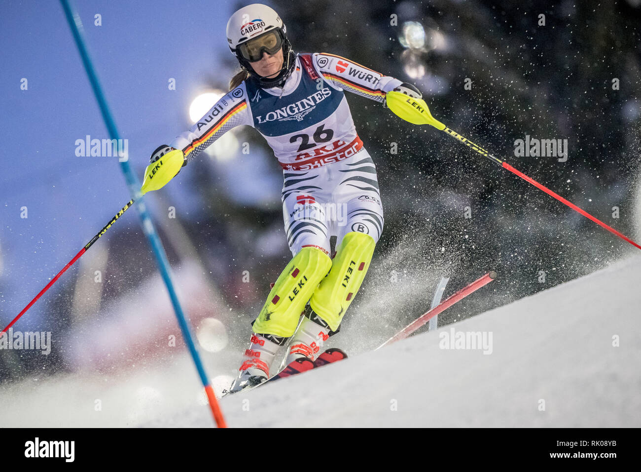 Are, Sweden. 08th Feb, 2019. Alpine skiing Combination, ladies Meike