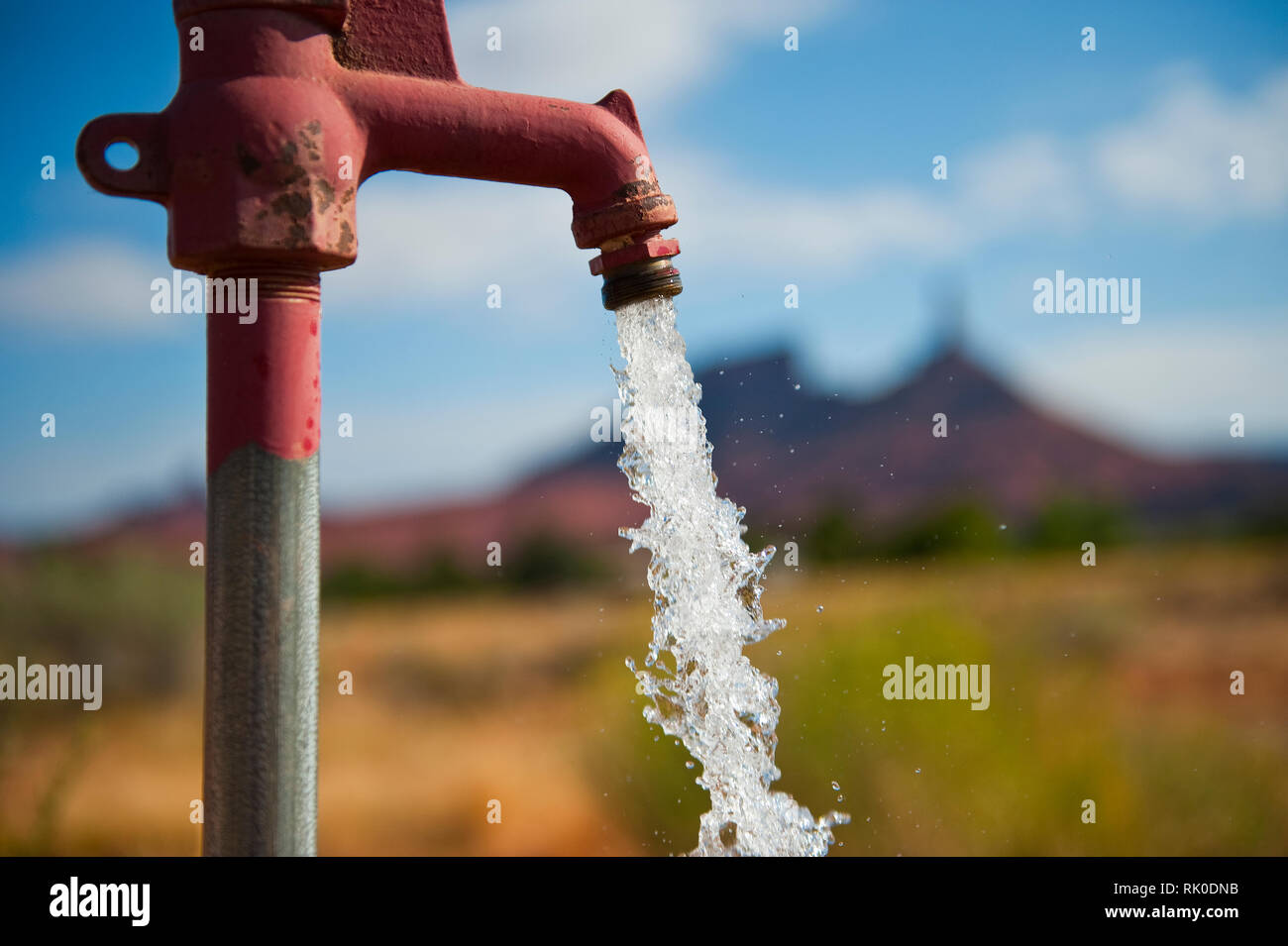 Water Coming From Faucet Stock Photo 235424039 Alamy